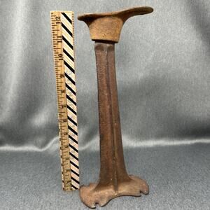 Antique Cobbler's Shoe Last Cast Iron Decor Children's Size Americana Decor